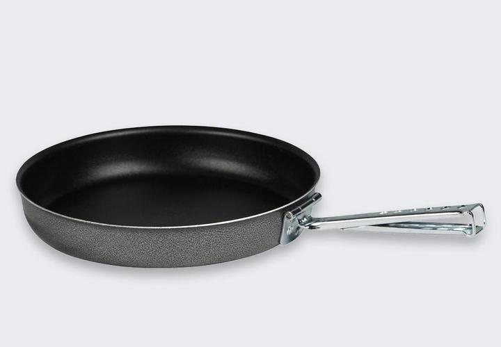 Actual product image Trangia Frying Pan 20cm Non Stick Folding Handle (20 cm, Pan set + pot set, Aluminium)