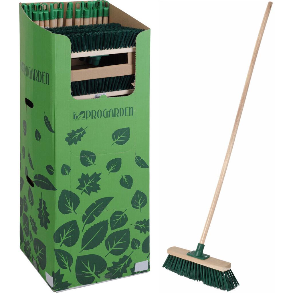 Progarden Marrone/Verde Scopa, Utensili Pulizia,