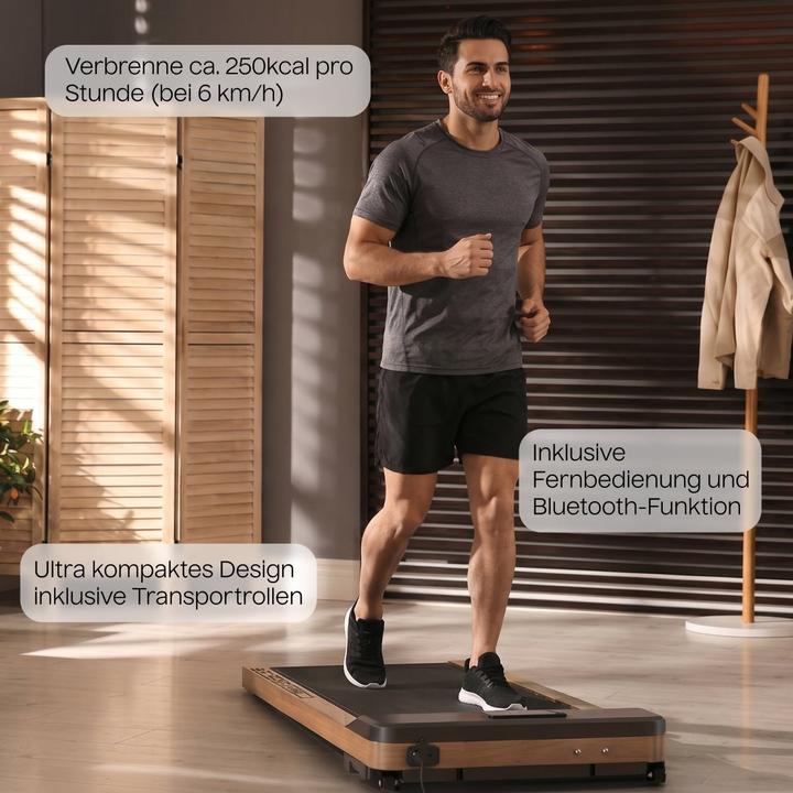 Actual product image Twheels WalkingPad oak treadmill