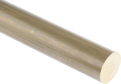 RS PRO Brass rod stock,500mm L 21mm dia