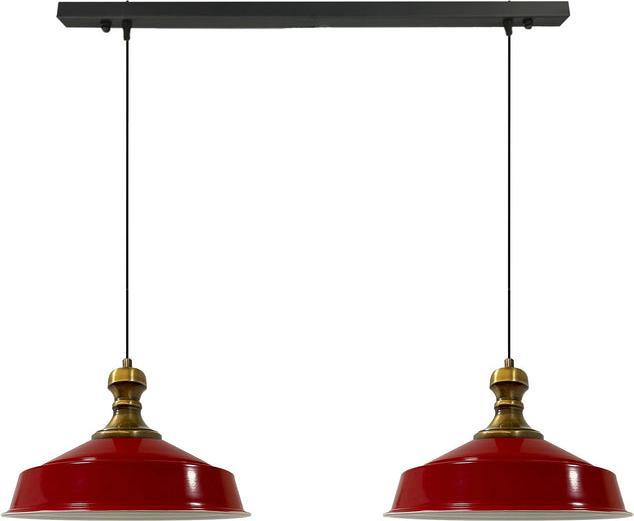 Bamyum Asletl-Knob Pendelleuchte Rot x2 Flamme (E27)