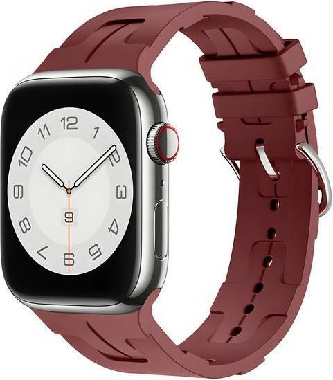 Beline pasek Apple Watch Silicone Ultra 42/44/45/49mm bordowy /maroon box (Kunststoff, Silikon)
