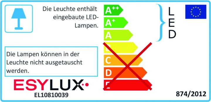 Energie-Label Esylux LED-Strahler (IP65)