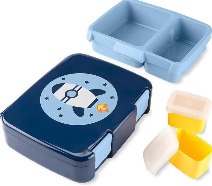 Actual product image Skiphop Spark Style Bento Box Rocket