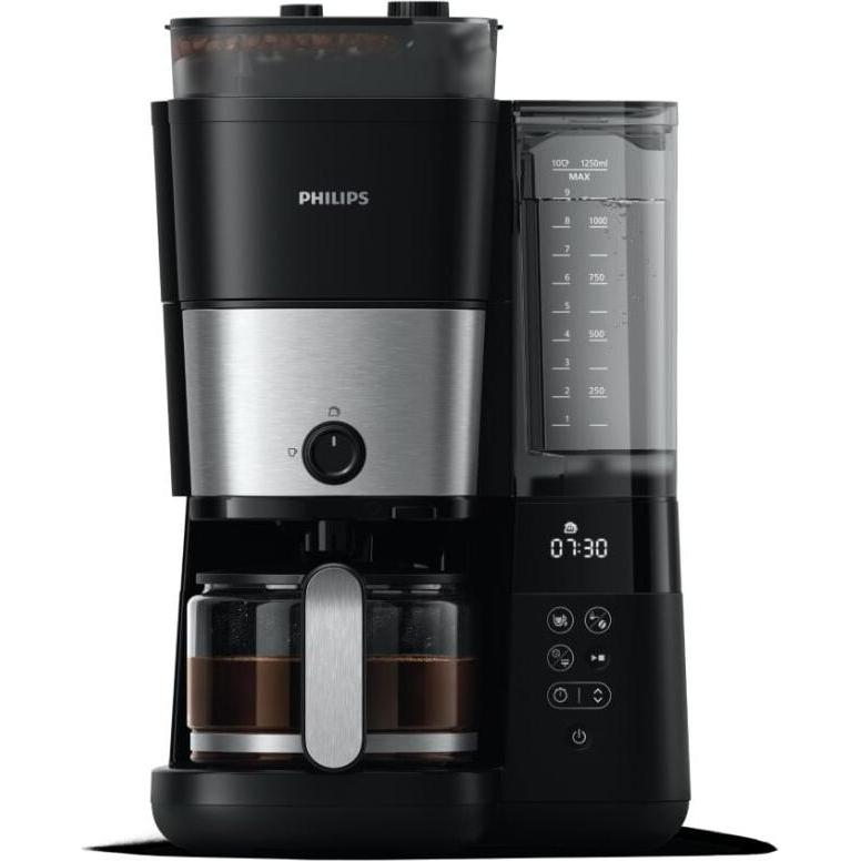 Philips HD7888/01, Filterkaffeemaschine, Schwarz, Silber