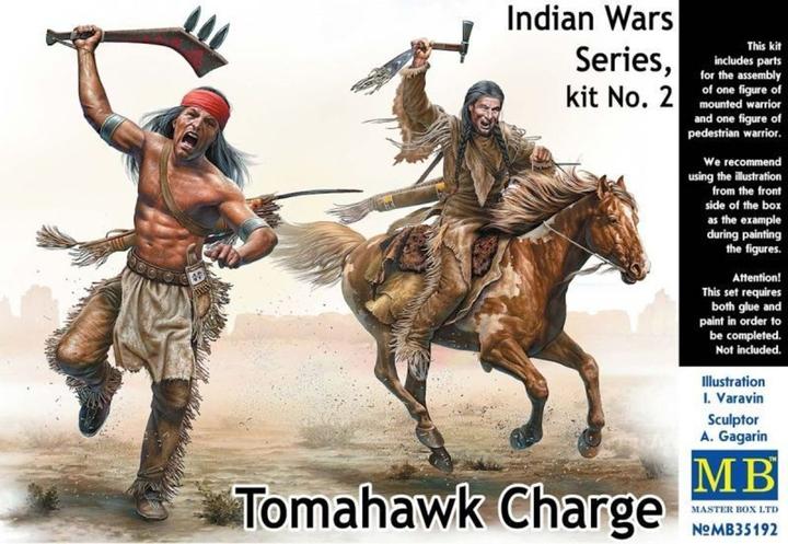 Produktbild Master Box Tomahawk Charge.Indian Wars Series, kit No.2