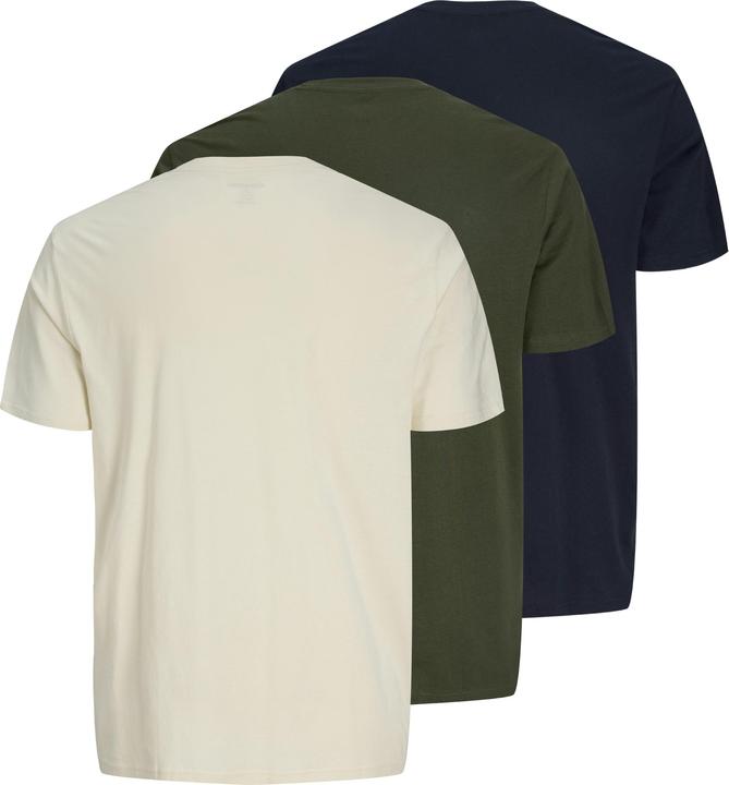 Actual product image Jack & Jones Plus Size 3er-pack Logo T-shirt T-shirt (3XL)