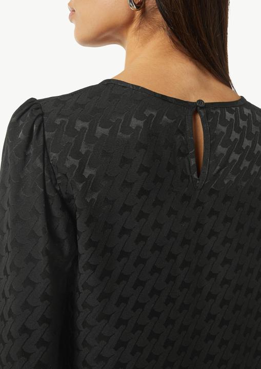 Produktbild Comma Bluse Viskosebluse mit Hahnentrittmuster (42)