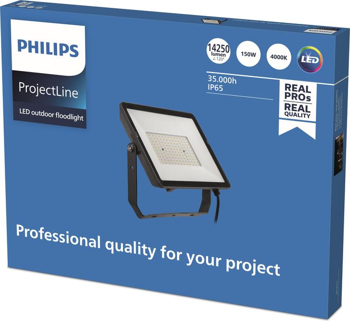Actual product image Philips ProjectLine 8719514954571 LED Floodlight 150 W Natural White (14.25 lm, IP65)