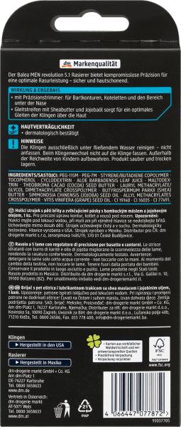 Produktbild dm Balea MEN Rasierer Revolution 5.1