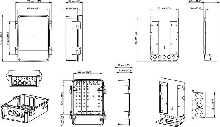 Image du produit Axis T98A18-VE Boîtier de surveillance (Boîtier)