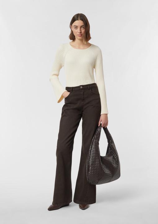 Produktbild Comma Strickpullover Feinstrickpullover mit Raglan und Strukturwechsel im Rippstrick (48)