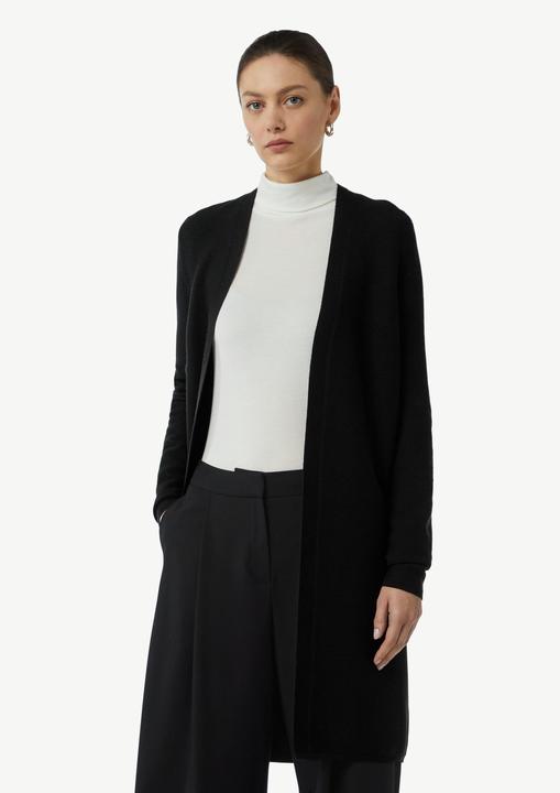 Actual product image Comma Strickjacke Langer Cardigan mit Rippstruktur (36)