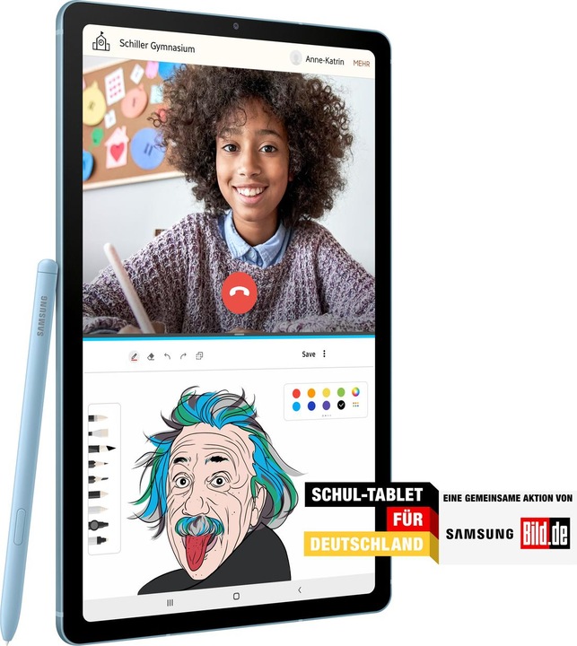 Produktbild Samsung Galaxy Tab S6 Lite (nur WLAN, 10.40", 64 GB, Angora Blue)