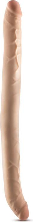 Actual product image Blush dr. skin plus 16.5" posable double dong beige