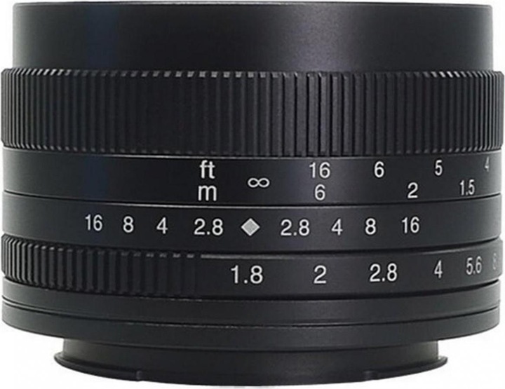 Actual product image 7artisans 50mm f/1.8, Sony E (Sony E, APS-C / DX)