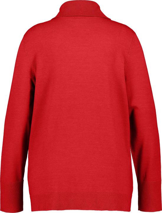 Produktbild Ulla Popken Rollkragenpullover, breite Rippbündchen, Langarm (50, 52)
