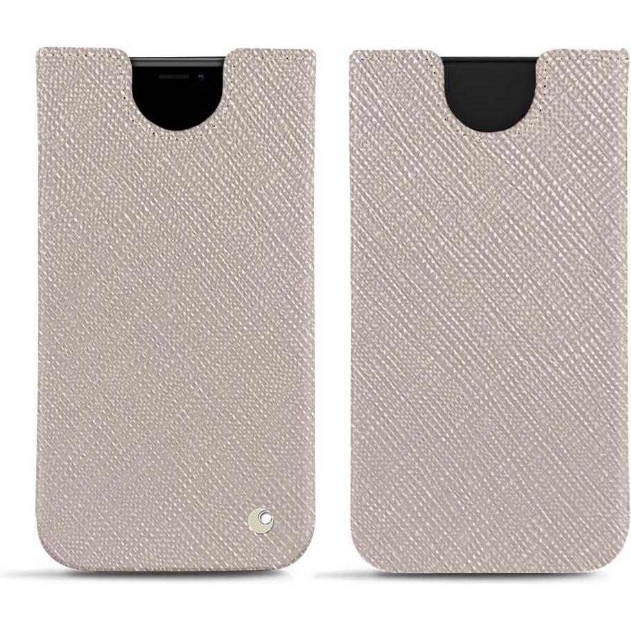 Noreve Lederschutzhülle (Apple iPhone XS Max), Smartphone Hülle, Beige