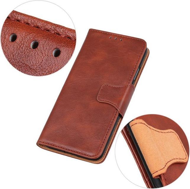 Actual product image MU Classic Crazy Horse IV Leather Bookcover Series (Nokia 3.4)