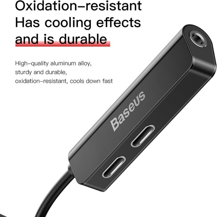 Produktbild Baseus L52 3-in-1 Adapter (Lightning, 3.5mm Klinke)