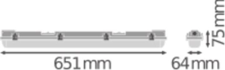 Produktbild Ledvance LED-Feuchtraumleuchte (G13)