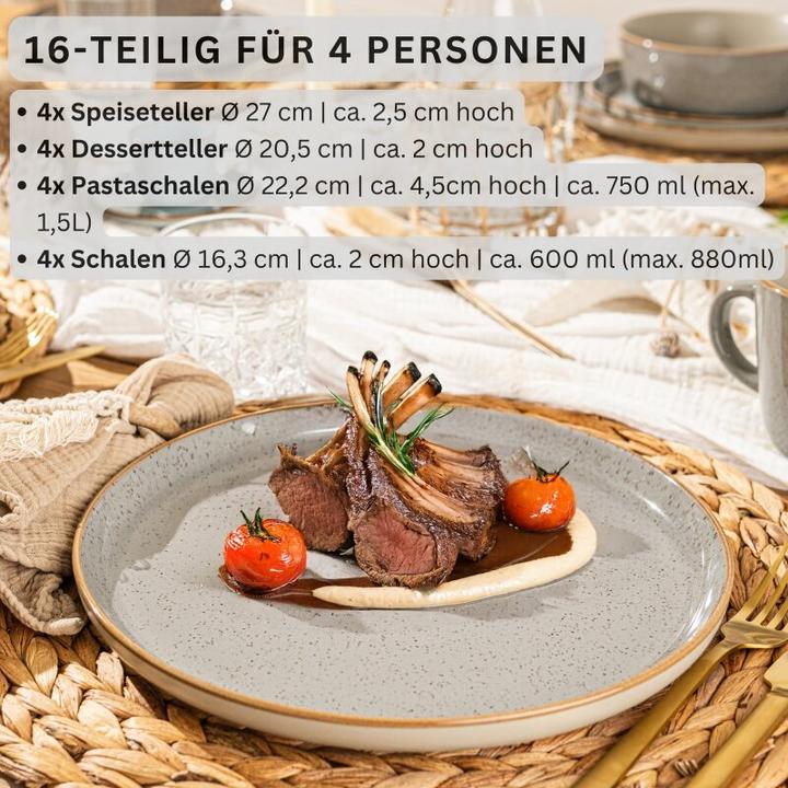 Produktbild Sänger Geschirr Tafelservice Rio (16 Stück)