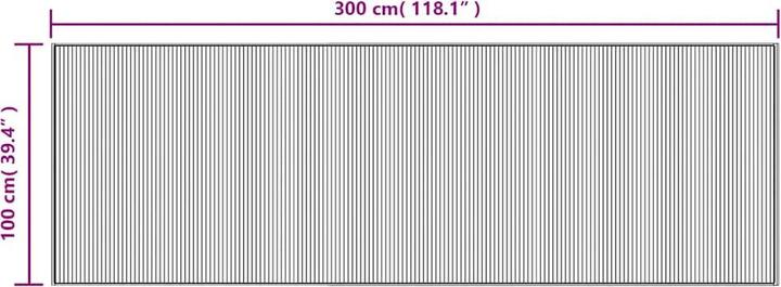 Produktbild vidaXL Teppich (300 x 100 cm)