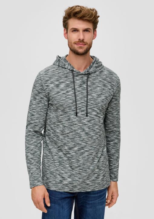 Produktbild s.Oliver T-Shirt Longsleeve mit Kapuze (L, S)