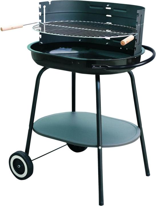 Master 4U-Onlinehandel Barbecue Trolley 60x42x84cm Charcoal Barbecue Oval Stand Barbecue Charcoal Barbecue (37.50 cm)
