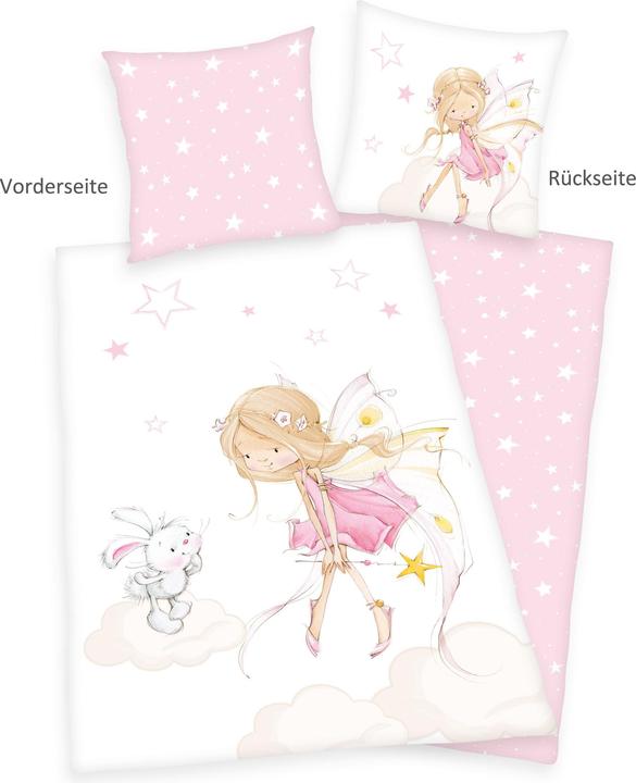 Produktbild Herding Kinder-Wendebettwäsche "Little Fairy" (135 x 200 cm, 80 x 80 cm)