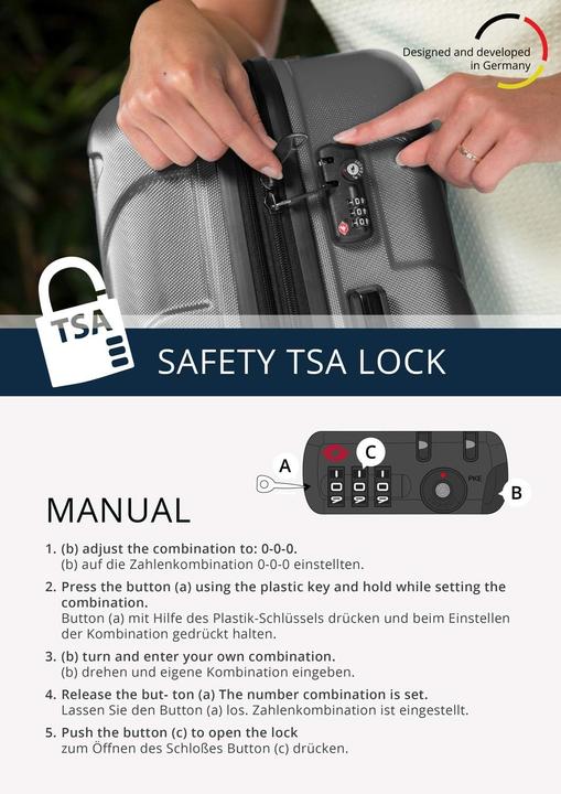 Image du produit Suitline Handgepäck Hartschalen-Koffer (34 l)