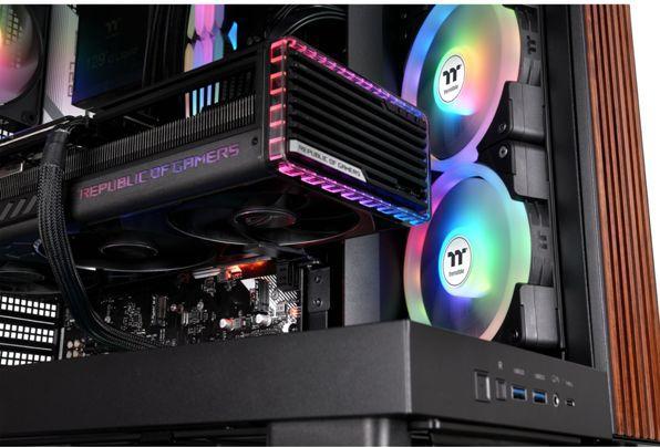 Produktbild Thermaltake Geh View 380 XL WS Midi Tower "ARGB" Black retail (ATX, Mini-ITX, mATX)