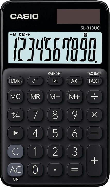 Actual product image Casio SL-310UC-BK (Batteries, Solar cells)