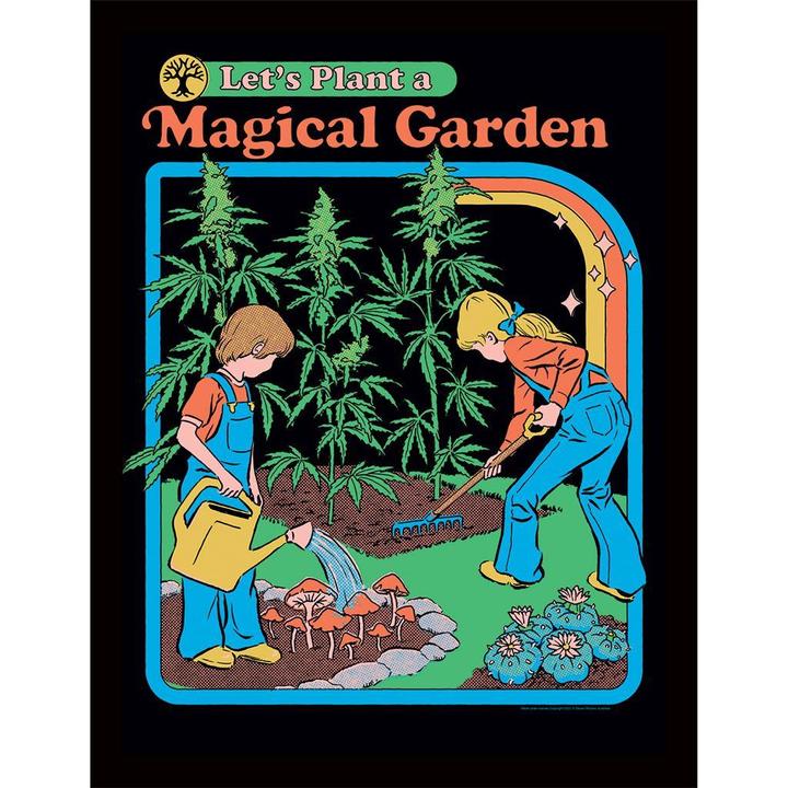Produktbild Steven Rhodes Gerahmtes Poster Let's Plant A Magical Garden (40 x 30 cm)