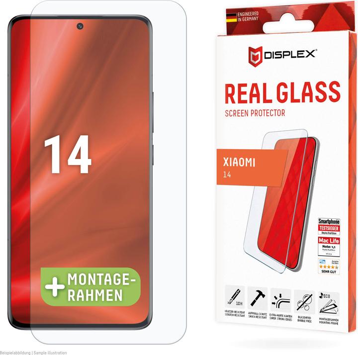 Produktbild Displex Real Glass, 2D Panzerglas (1 Stück, Xiaomi 14)
