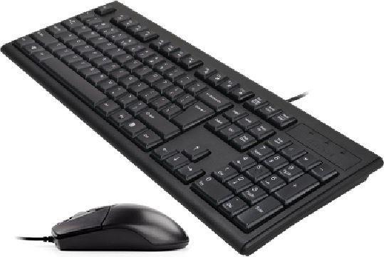 Produktbild A4Tech KRS-8372 Tastatur USB QWERTY Englisch (US, Kabelgebunden)