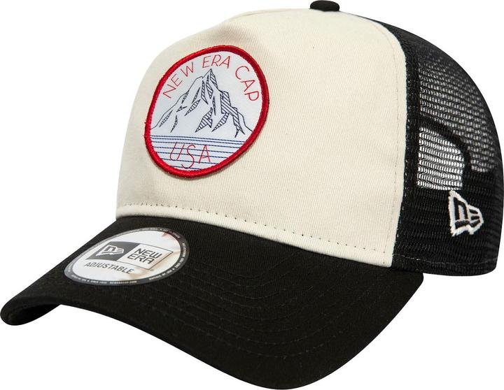Produktbild New Era A-Frame Mesh Trucker Cap - Outdoor Patch Schwarz (One Size)