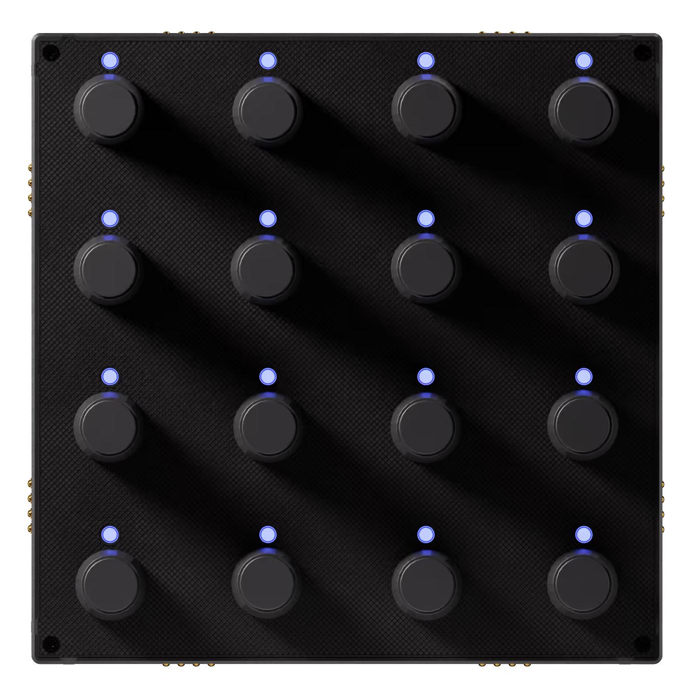 Intech Studio Grid Series 3 - EN16 Detent (Controller), Midi-controller, Zwart