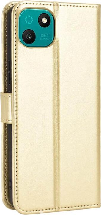 Immagine prodotto Cover-Discount Wiko T10 - Custodia in pelle oro (Wiko T10)