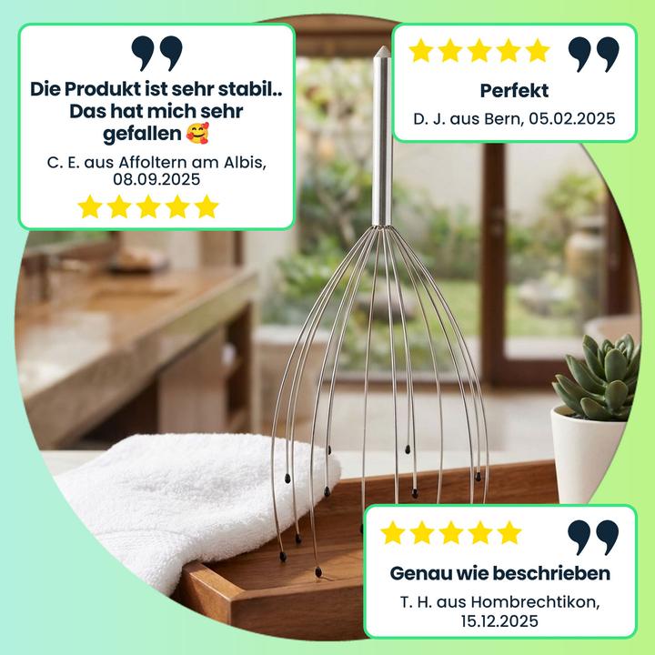 Actual product image Casativo Head massage spider