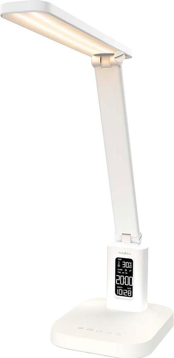 Produktbild Nedis LED-Schreibtischlampe | Dimmbar | 3 Licht-Modi | 220 lm | Wiederaufladbar | DimmSchalter | Wei (220 lm)