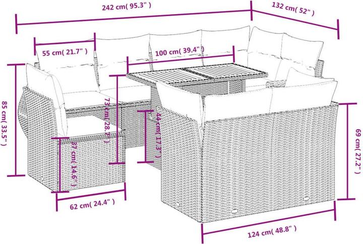 Produktbild vidaXL Hendrix