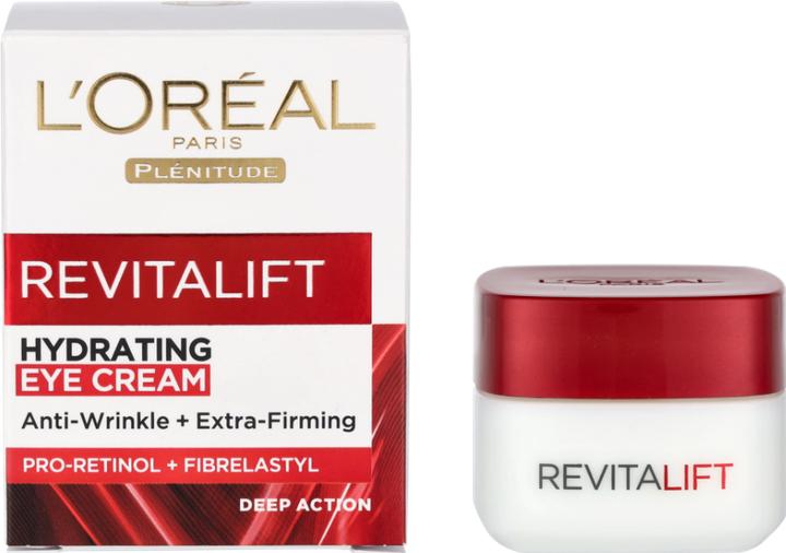 Image du produit L'Oréal Paris Crème pour les yeux Plenitude RevitaLift (Crème pour les yeux, 15 ml, Journée)