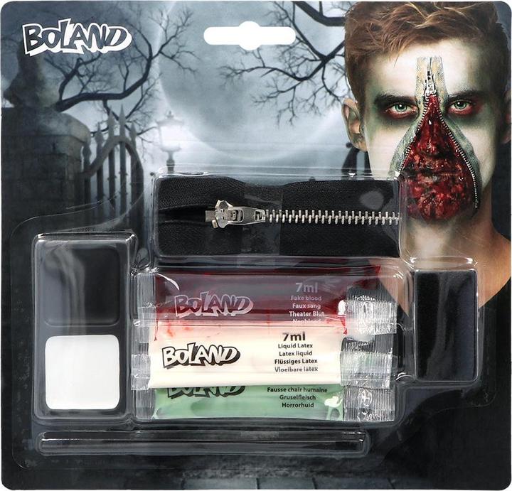 Boland Schminkset Zombie-Reissverschluss