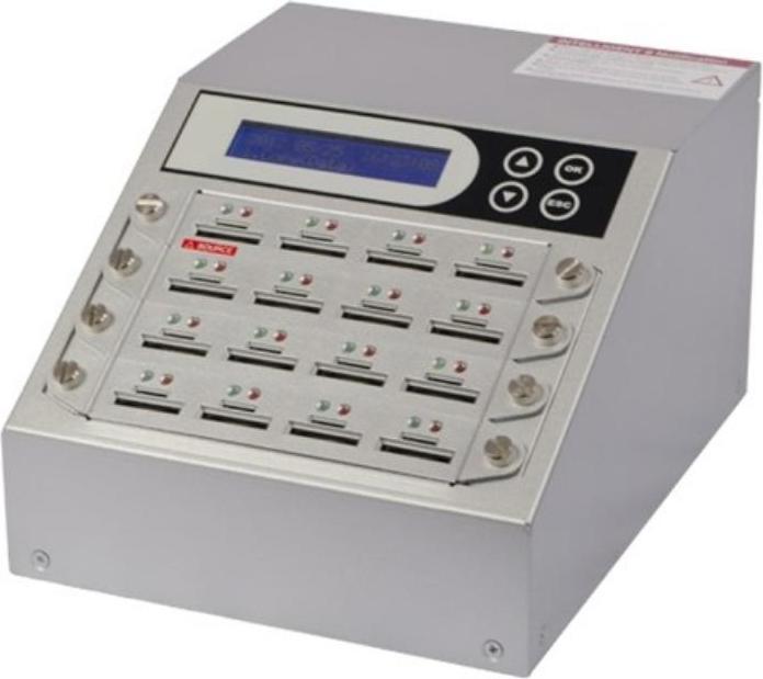 Produktbild ADR ADR1-15SD-NG-LOG - SD Producer NG LOG 1 zu 15 SD Karten Kopierer