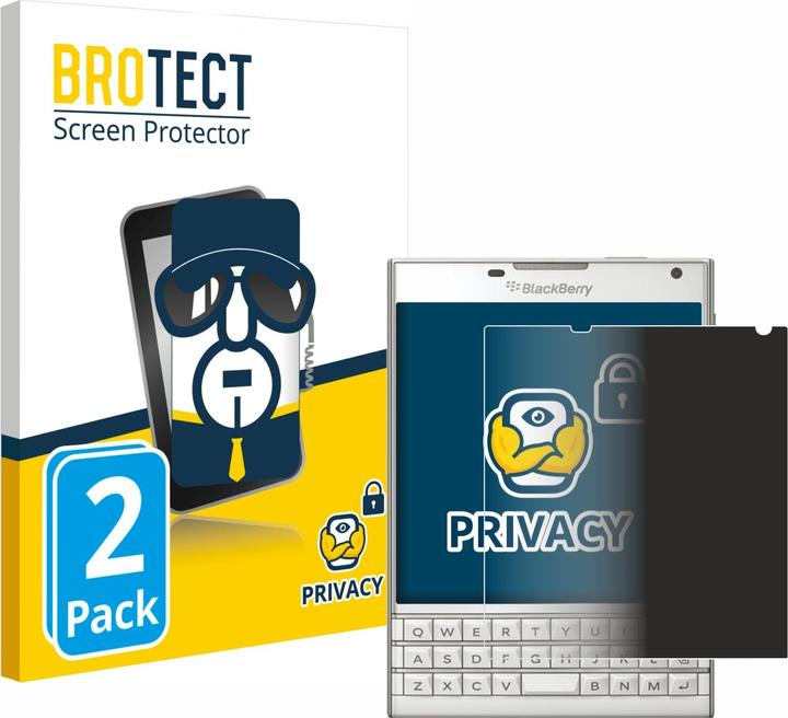 Actual product image BROTECT Privacy Protector (2 pcs., Blackberry Passport)