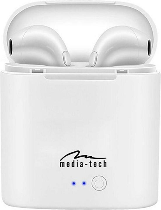 Image du produit Media-Tech MT3589W R-Phones TWS blanc (Pas de réduction du bruit, 1.50 h, Sans fil)