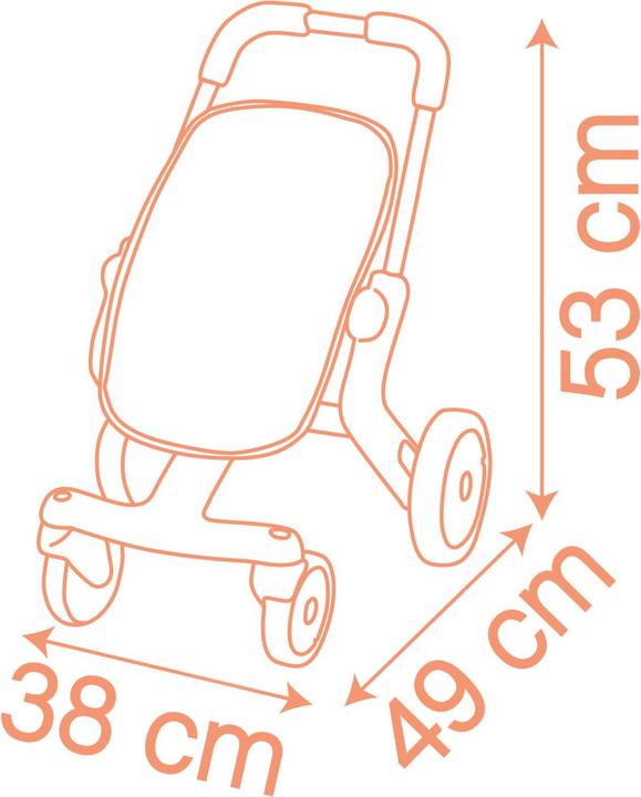 Actual product image Smoby Baby Nurse Puppenbuggy Pop