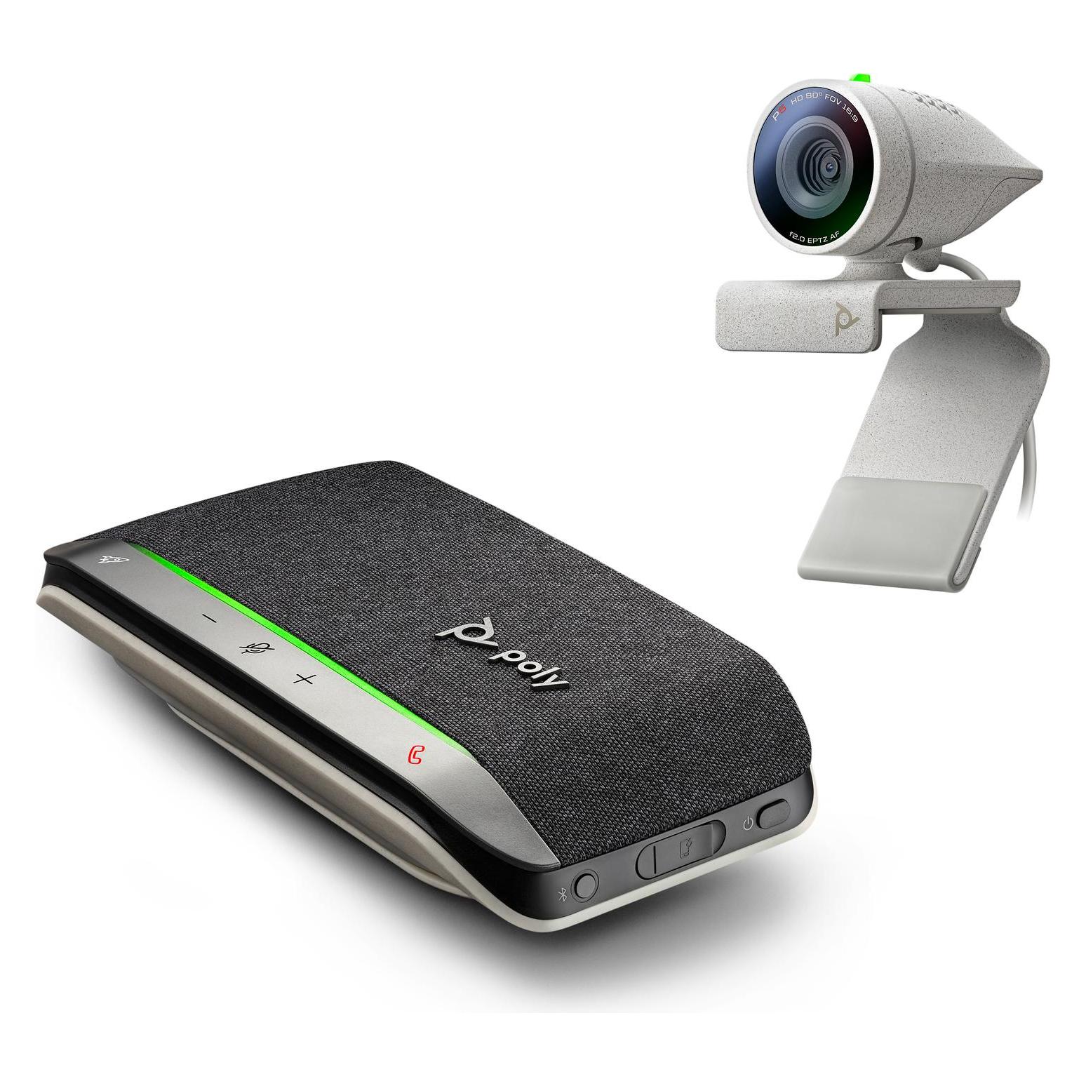 HP Poly Studio P5 - Web-Kamera - Farbe - 720p, 1080p, Konferenzgerät, Grau