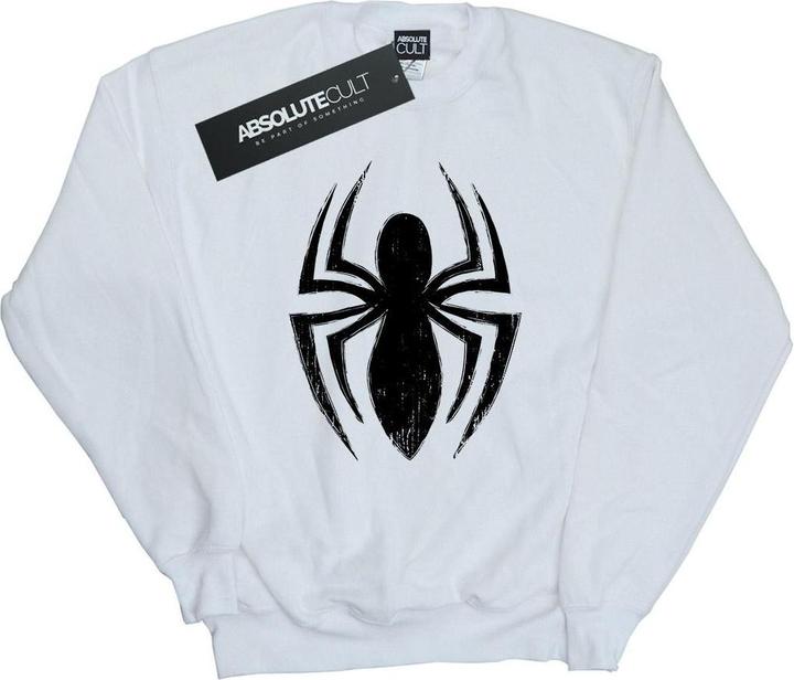 Actual product image Girls Spider-Man Ultimate Spider Logo Sweatshirt (128)